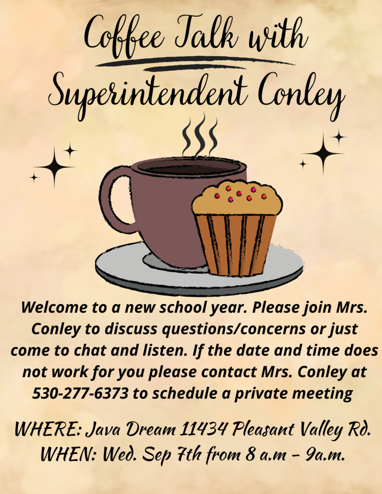 Coffee Talk with Superintendent