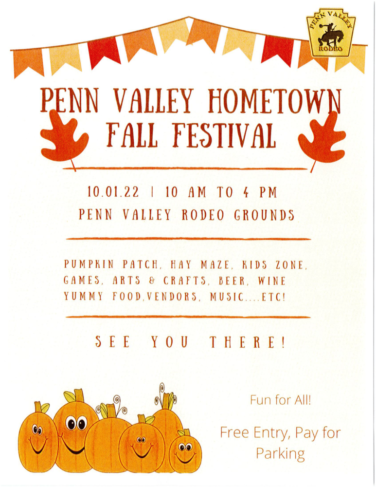 Penn Valley Hometown Fall Festival Penn Valley Union Elementary